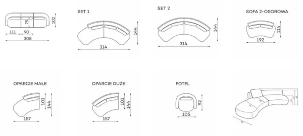 Domani Sofa - obrazek 2