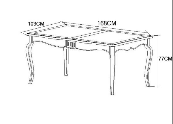 Verona VE810 Stół 168cm - obrazek 2